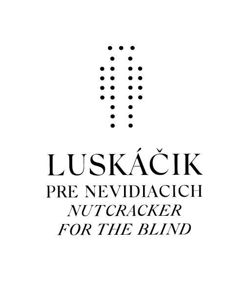 SND LUSKACIK PRE NEVIDIACICH logo nastred cierne